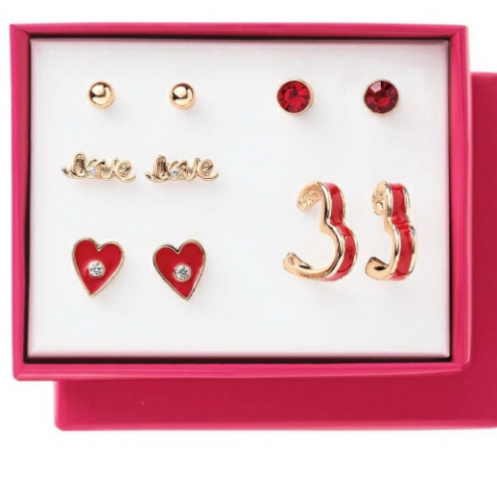 Heart Earrings Pack Avon